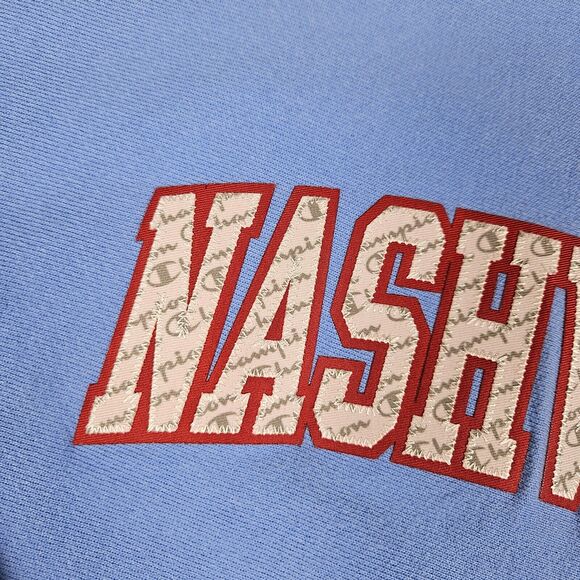 Champion Reverse Weave Nashville Size Medium Boyfriend Sweatshirt Embroidered - Picture 5 of 14